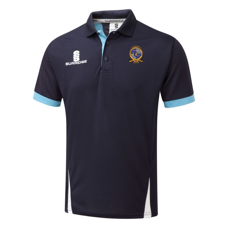 Women's Blade Polo Shirt : Navy / Sky / White