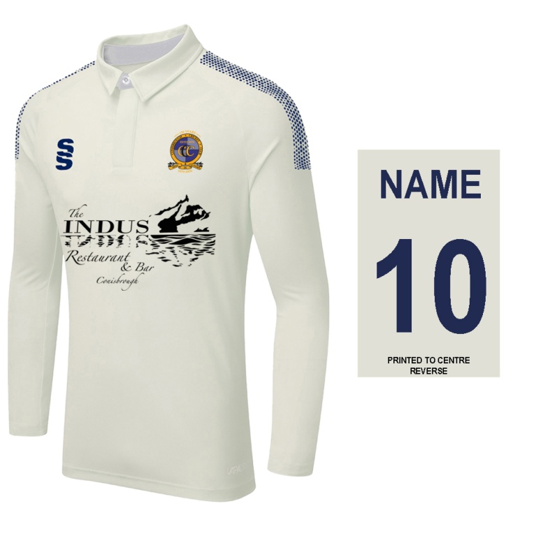 DUAL LONG SLEEVE CRICKET SHIRT (WOMENS)-Ivory